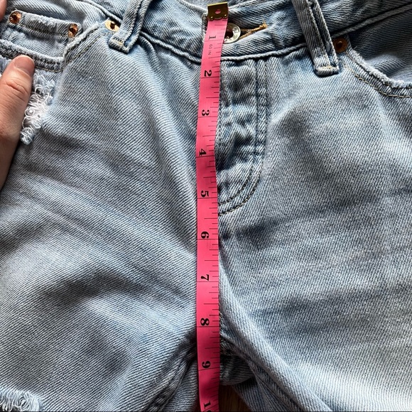 Abercrombie & Fitch Signature Collection Distressed Straight Leg Jeans Sz 25 - Picture 8 of 10